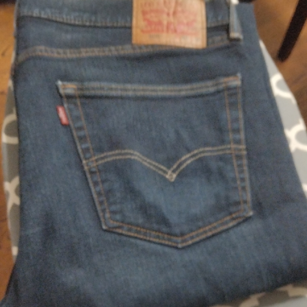 Levi's Men's Dark Blue Straight Jeans